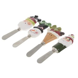 STAINLESS STEEL/CERAMIC BUTTER KNIFE 4 DESIGNS