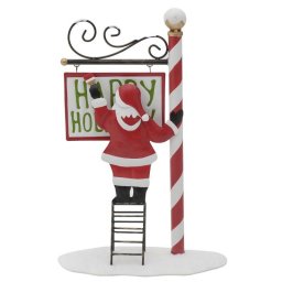 METALLIC XMAS DECO ‘SANTA’