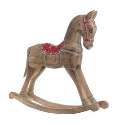 WOODEN ROCKING HORSE
