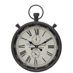 METALLIC WALL CLOCK