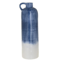 CERAMIC VASE BLUE/WHITE