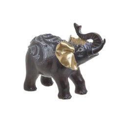 POLYRESIN ELEPHANT BLACK/GOLD