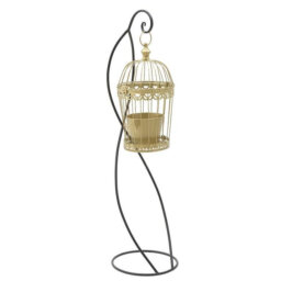 METAL HANGING LATERN/CAGE BIG