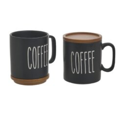 S/2 PORCELAIN MUG 160CC