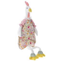 EASTER DECO FABRIC CHICKEN GIRL